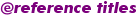 Starkmann's e-Reference Offers